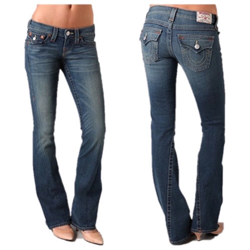 True Religion Joey Flared Jeans Medium Wash